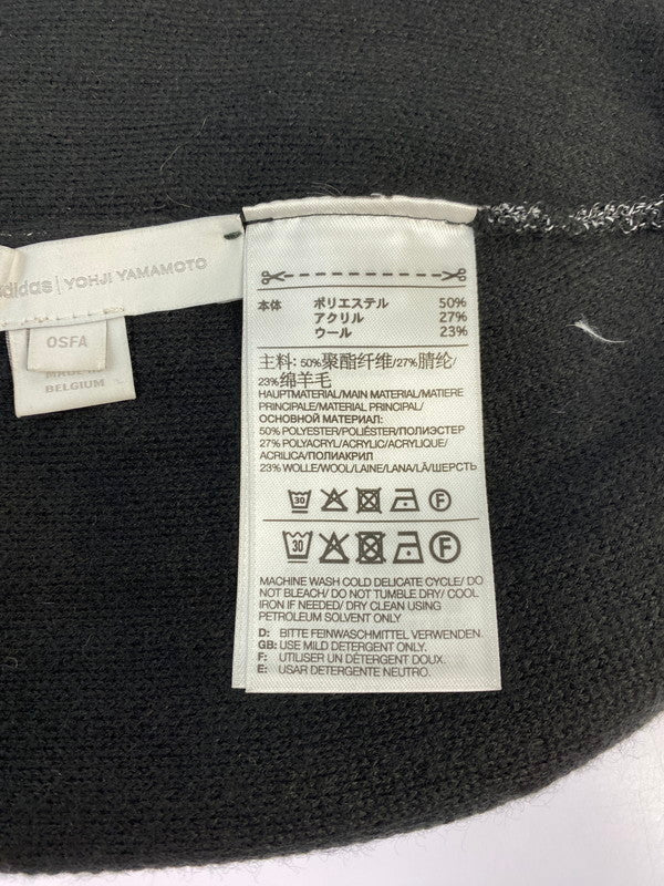 【中古品】【メンズ】 Y-3 ワイスリー GK0638 CH1 BEANIE ビーニー ニットキャップ 185-251116-AS-8-min カラー：グレー/ブラック 万代Net店