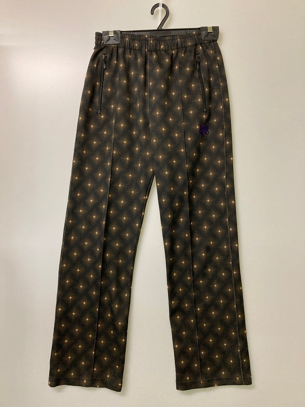【中古品】【メンズ】 Needles ニードルス TRACK PANT POLY JACQUARD トラックパンツ ボトムス 151-251111-AS-37-min サイズ：S カラー：ブラック/ブラウン 万代Net店
