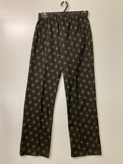 【中古品】【メンズ】 Needles ニードルス TRACK PANT POLY JACQUARD トラックパンツ ボトムス 151-251111-AS-37-min サイズ：S カラー：ブラック/ブラウン 万代Net店