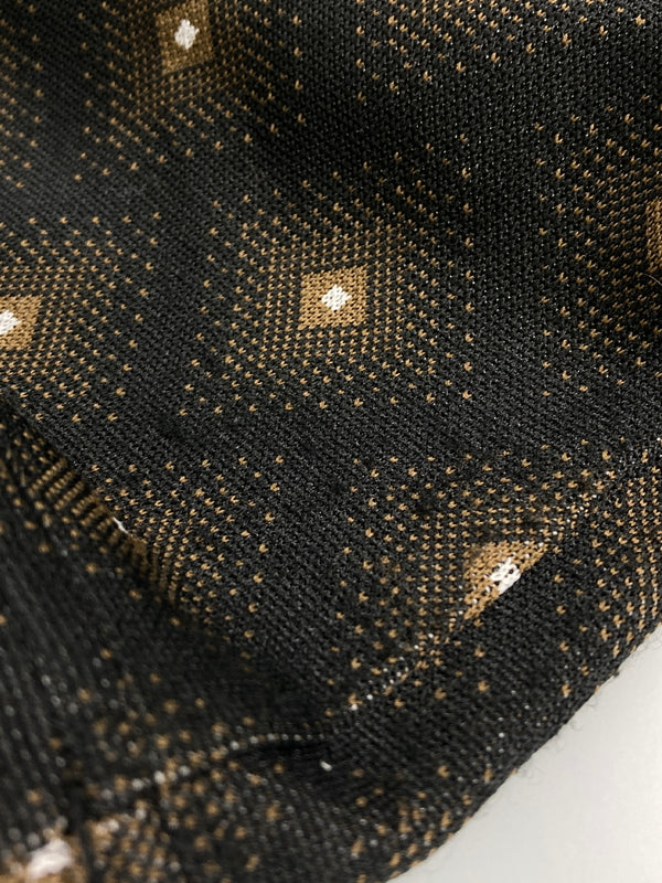 【中古品】【メンズ】 Needles ニードルス TRACK PANT POLY JACQUARD トラックパンツ ボトムス 151-251111-AS-37-min サイズ：S カラー：ブラック/ブラウン 万代Net店