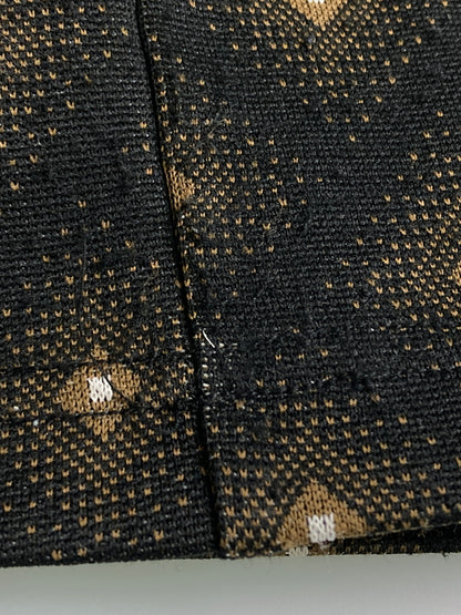 【中古品】【メンズ】 Needles ニードルス TRACK PANT POLY JACQUARD トラックパンツ ボトムス 151-251111-AS-37-min サイズ：S カラー：ブラック/ブラウン 万代Net店