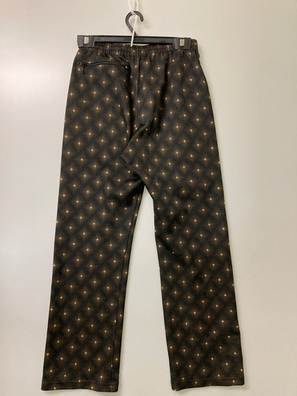 【中古品】【メンズ】 Needles ニードルス TRACK PANT POLY JACQUARD トラックパンツ ボトムス 151-251111-AS-37-min サイズ：S カラー：ブラック/ブラウン 万代Net店