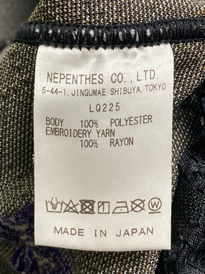 【中古品】【メンズ】 Needles ニードルス TRACK PANT POLY JACQUARD トラックパンツ ボトムス 151-251111-AS-37-min サイズ：S カラー：ブラック/ブラウン 万代Net店