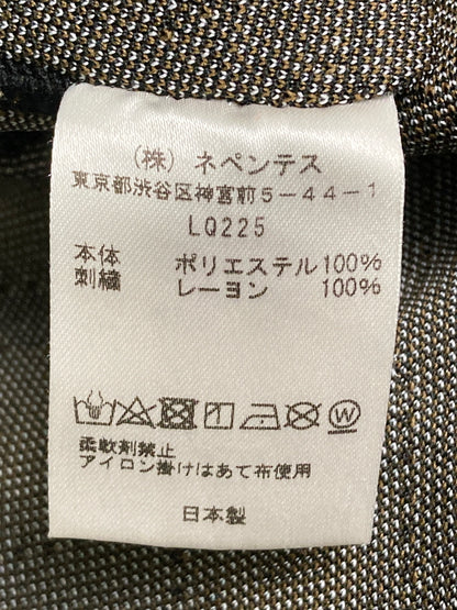 【中古品】【メンズ】 Needles ニードルス TRACK PANT POLY JACQUARD トラックパンツ ボトムス 151-251111-AS-37-min サイズ：S カラー：ブラック/ブラウン 万代Net店
