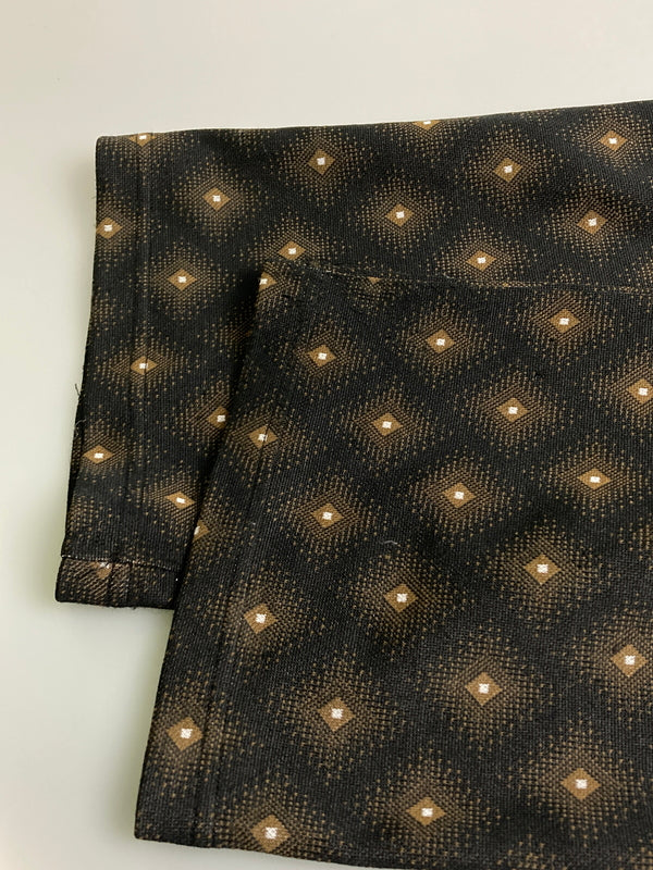 【中古品】【メンズ】 Needles ニードルス TRACK PANT POLY JACQUARD トラックパンツ ボトムス 151-251111-AS-37-min サイズ：S カラー：ブラック/ブラウン 万代Net店