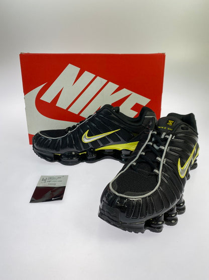 【中古品】【メンズ】 NIKE ナイキ SHOX TL CN0151-002 ショックス TL スニーカー 靴 160-251113-kk-34-min カラー：BLACK/METALLIC SILVER-DYNAMIC YELLOW 万代Net店