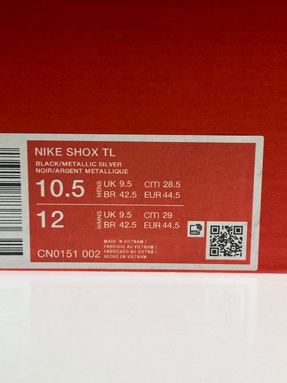 【中古品】【メンズ】 NIKE ナイキ SHOX TL CN0151-002 ショックス TL スニーカー 靴 160-251113-kk-34-min カラー：BLACK/METALLIC SILVER-DYNAMIC YELLOW 万代Net店