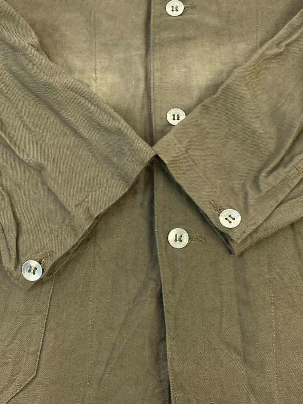 【現状渡し品】【メンズ】 SWEDISH ARMY M-39 WORK JACKET スウェーデンアーミー ワークジャケット ライトアウター 146-260109-yn-32-min サイズ：表記なし 下記参照 カラー：オリーブグリーン 万代Net店