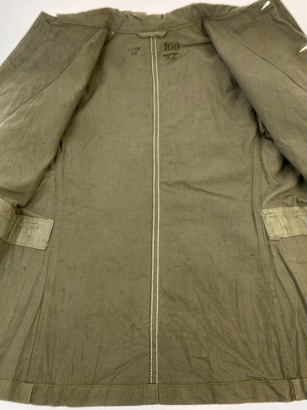 【現状渡し品】【メンズ】 SWEDISH ARMY M-39 WORK JACKET スウェーデンアーミー ワークジャケット ライトアウター 146-260109-yn-32-min サイズ：表記なし 下記参照 カラー：オリーブグリーン 万代Net店