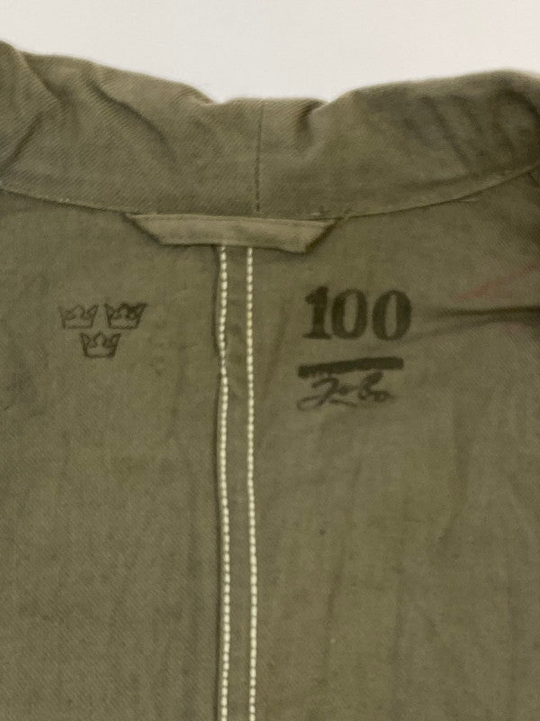 【現状渡し品】【メンズ】 SWEDISH ARMY M-39 WORK JACKET スウェーデンアーミー ワークジャケット ライトアウター 146-260109-yn-32-min サイズ：表記なし 下記参照 カラー：オリーブグリーン 万代Net店