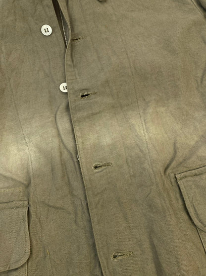 【現状渡し品】【メンズ】 SWEDISH ARMY M-39 WORK JACKET スウェーデンアーミー ワークジャケット ライトアウター 146-260109-yn-32-min サイズ：表記なし 下記参照 カラー：オリーブグリーン 万代Net店