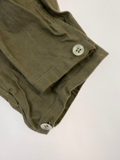 【現状渡し品】【メンズ】 SWEDISH ARMY M-39 WORK JACKET スウェーデンアーミー ワークジャケット ライトアウター 146-260109-yn-32-min サイズ：表記なし 下記参照 カラー：オリーブグリーン 万代Net店