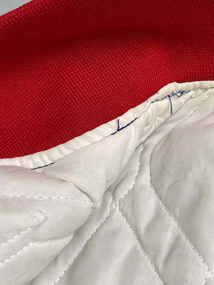 【中古品】【メンズ】 FELCO フェルコ 80-90S MLB INDIANS 70TH STADIUM JACKET スタジャン アウター 146-251111-AS-29-min サイズ：M カラー：ブルー/レッド 万代Net店