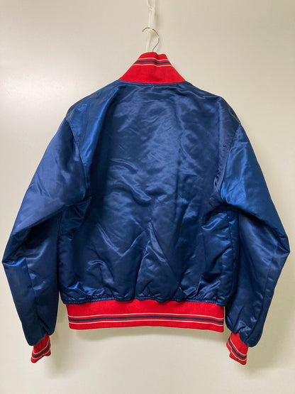 【中古品】【メンズ】 FELCO フェルコ 80-90S MLB INDIANS 70TH STADIUM JACKET スタジャン アウター 146-251111-AS-29-min サイズ：M カラー：ブルー/レッド 万代Net店