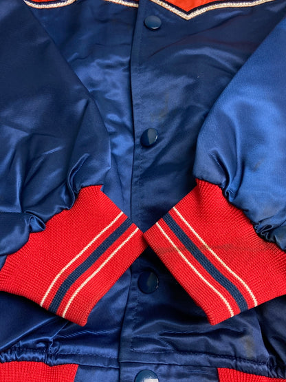 【中古品】【メンズ】 FELCO フェルコ 80-90S MLB INDIANS 70TH STADIUM JACKET スタジャン アウター 146-251111-AS-29-min サイズ：M カラー：ブルー/レッド 万代Net店