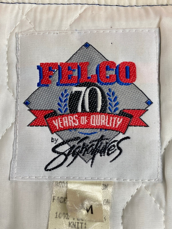 【中古品】【メンズ】 FELCO フェルコ 80-90S MLB INDIANS 70TH STADIUM JACKET スタジャン アウター 146-251111-AS-29-min サイズ：M カラー：ブルー/レッド 万代Net店