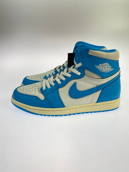 【未使用品】【メンズ】 NIKE ナイキ AIR JORDAN 1 RETRO HIGH OG UNC REIMAGINED DZ5485-402 エア ジョーダン 1 レトロ ハイ オリジナル リイマジンド スニーカー 靴 160-251113-kk-35-min カラー：DARK POWDER BLUE/SAIL 万代Net店