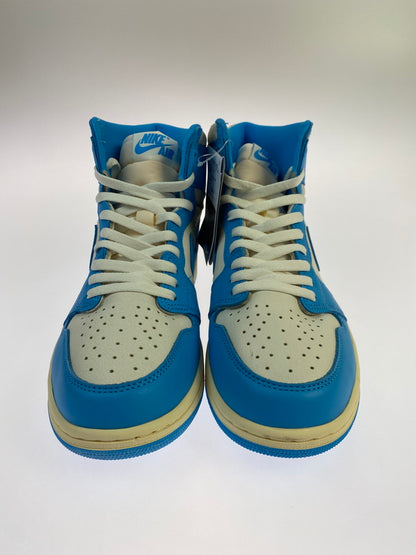 【未使用品】【メンズ】 NIKE ナイキ AIR JORDAN 1 RETRO HIGH OG UNC REIMAGINED DZ5485-402 エア ジョーダン 1 レトロ ハイ オリジナル リイマジンド スニーカー 靴 160-251113-kk-35-min カラー：DARK POWDER BLUE/SAIL 万代Net店
