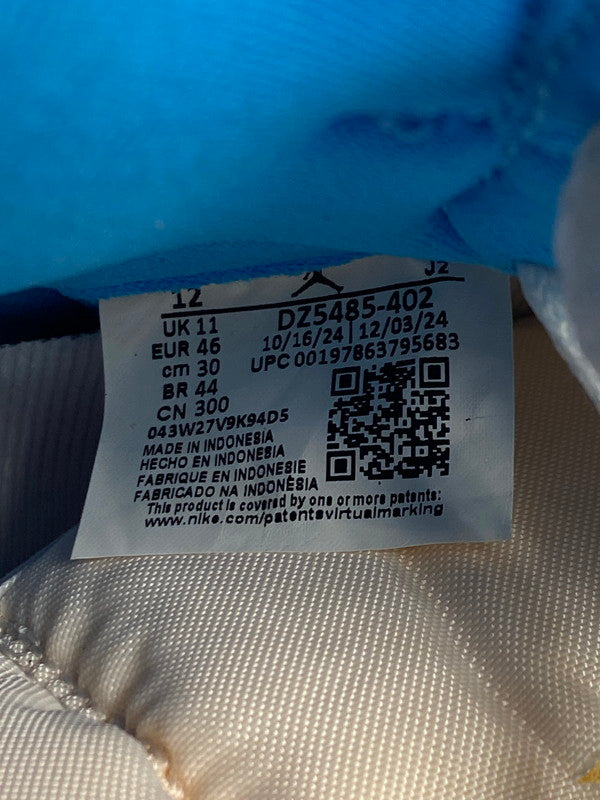 【未使用品】【メンズ】 NIKE ナイキ AIR JORDAN 1 RETRO HIGH OG UNC REIMAGINED DZ5485-402 エア ジョーダン 1 レトロ ハイ オリジナル リイマジンド スニーカー 靴 160-251113-kk-35-min カラー：DARK POWDER BLUE/SAIL 万代Net店