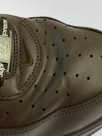 【中古品】【メンズ】 Supreme シュプリーム × NIKE ナイキ 別注 コラボ AIR FORCE 1 LOW/SUPREME CU9225-200 エアフォース1 ロー シュプリーム スニーカー 靴 160-251113-kk-39-min カラー：BAROQUE BROWN/BAROQUE BROWN 万代Net店