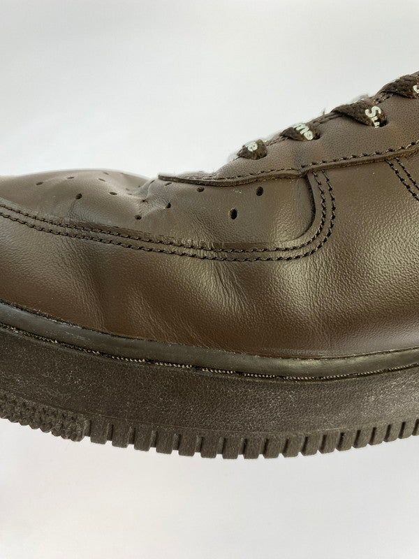 【中古品】【メンズ】 Supreme シュプリーム × NIKE ナイキ 別注 コラボ AIR FORCE 1 LOW/SUPREME CU9225-200 エアフォース1 ロー シュプリーム スニーカー 靴 160-251113-kk-39-min カラー：BAROQUE BROWN/BAROQUE BROWN 万代Net店