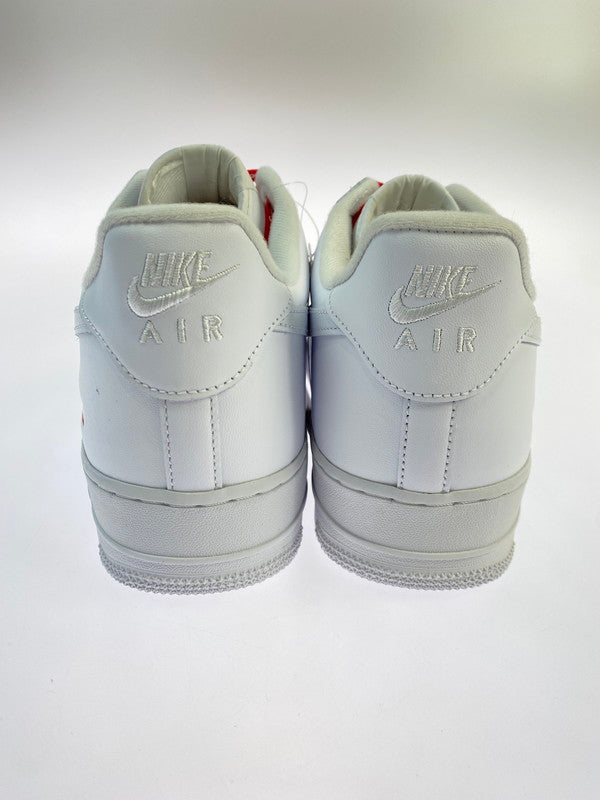 【未使用品】【メンズ】 Supreme シュプリーム × NIKE ナイキ 別注 コラボ AIR FORCE 1 LOW/SUPREME CU9225-100 エアフォース1 ロー シュプリーム スニーカー 靴 160-251113-kk-38-min カラー：WHITE/WHITE 万代Net店