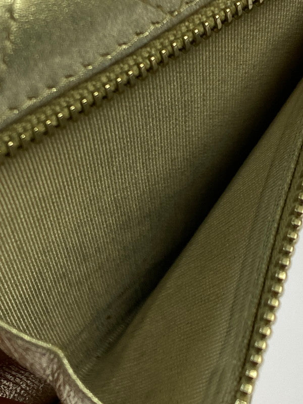 【中古品】【レディース】 CHANEL シャネル クラシックスモール 三つ折り財布 A82288 財布 181-251112-jt-02-min カラー：ゴールド 万代Net店