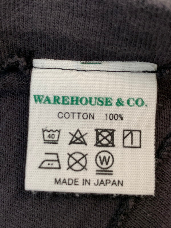 【中古品】【メンズ】 WAREHOUSE ウエアハウス FOOTBALL TEE DOGIES フットボール ティー ドギーズ メンズ 長袖 ロングスリーブ 145-260703-hu-37-min サイズ：42 カラー：ダークグレー 万代Net店