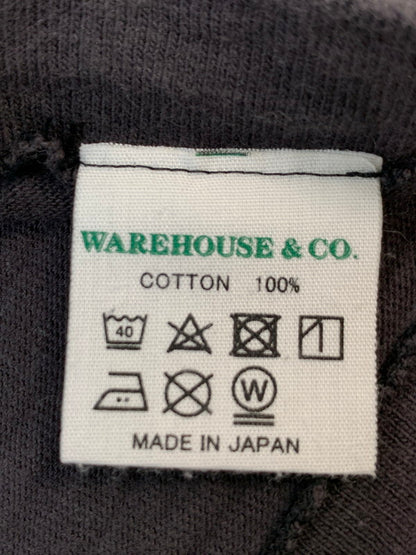 【中古品】【メンズ】 WAREHOUSE ウエアハウス FOOTBALL TEE DOGIES フットボール ティー ドギーズ メンズ 長袖 ロングスリーブ 145-260703-hu-37-min サイズ：42 カラー：ダークグレー 万代Net店