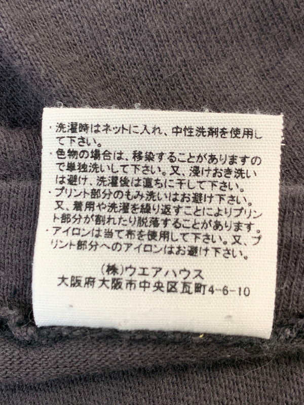 【中古品】【メンズ】 WAREHOUSE ウエアハウス FOOTBALL TEE DOGIES フットボール ティー ドギーズ メンズ 長袖 ロングスリーブ 145-260703-hu-37-min サイズ：42 カラー：ダークグレー 万代Net店