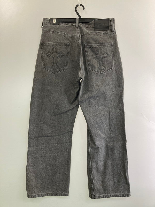 【中古品】【メンズ】 X-LARGE エクストララージ 101242031026 ×TUPAC DENIM PANTS デニムパンツ 153-251112-ks-53-min サイズ：32 カラー：グレー 万代Net店