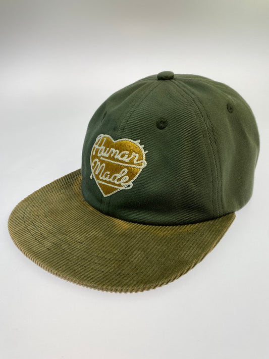 【中古品】【メンズ】 HUMAN MADE ヒューマンメード CORDUROY CAP コーデュロイ キャップ 帽子 185-251116-AS-3-min カラー：グリーン 万代Net店