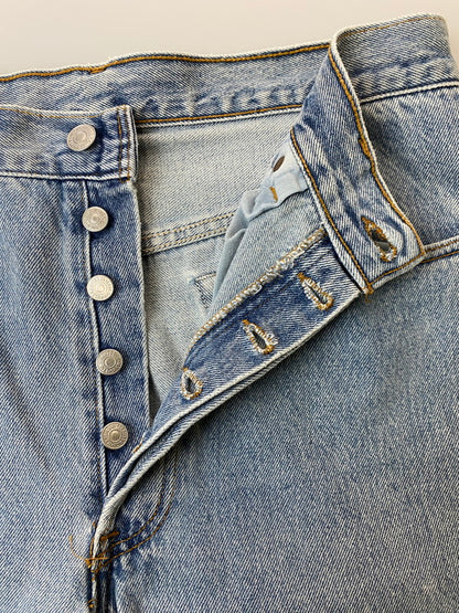 【現状渡し品】【メンズ】 Levi's リーバイス 90S 501 DENIM PANT 501-0191 90年代 501 デニム パンツ ヴィンテージ メンズ ボトムス ジーンズ ジーパン 157-251109-em-40-min サイズ：W33×L30 カラー：ライトインディゴ 万代Net店