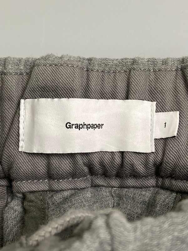 【中古品】【メンズ】 GRAPHPAPER グラフペーパー GU191-40043 WIDE EASY PANT ワイドイージーパンツ ボトムス 151-251111-AS-36-min サイズ：1 カラー：グレー 万代Net店