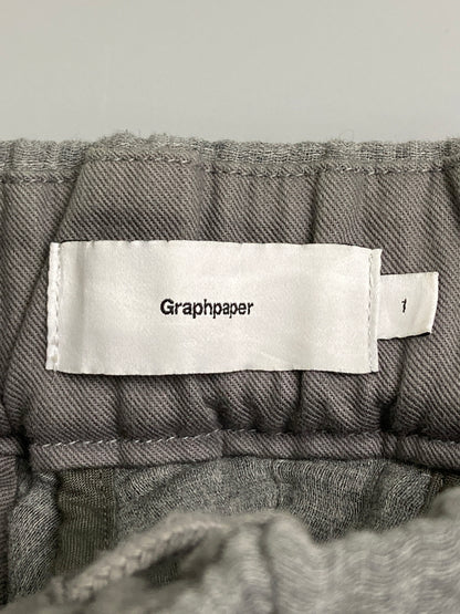 【中古品】【メンズ】 GRAPHPAPER グラフペーパー GU191-40043 WIDE EASY PANT ワイドイージーパンツ ボトムス 151-251111-AS-36-min サイズ：1 カラー：グレー 万代Net店