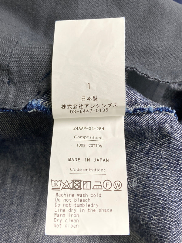 【中古品】【メンズ】 A.PRESSE アプレッセ 24AAP-04-28H TYPE.1 DENIM TROUSERS デニムパンツ ボトムス 151-251111-AS-35-min サイズ：1 カラー：インディゴ 万代Net店