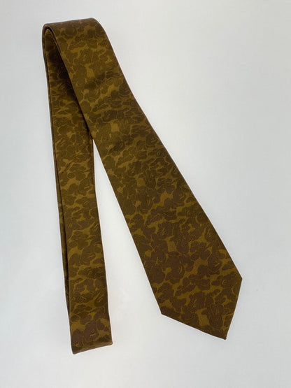 【中古品】【メンズ】 A BATHING APE アベイシングエイプ × Marilyn Monroe マリリン・モンロー 別注 コラボ CAMO NECKTIE カモフラージュ ネクタイ スーツ用小物 服飾雑貨 187-251113-kk-03-min カラー：ブラウン 万代Net店