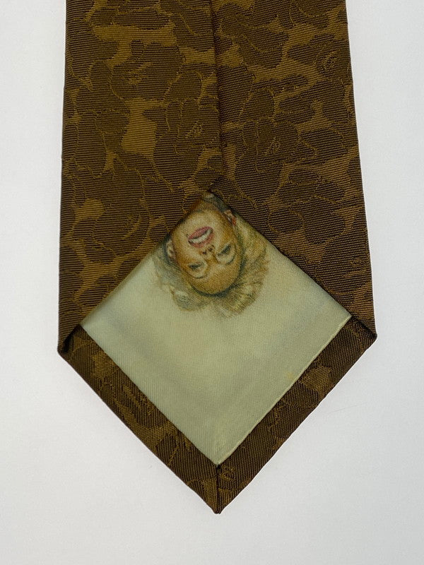 【中古品】【メンズ】 A BATHING APE アベイシングエイプ × Marilyn Monroe マリリン・モンロー 別注 コラボ CAMO NECKTIE カモフラージュ ネクタイ スーツ用小物 服飾雑貨 187-251113-kk-03-min カラー：ブラウン 万代Net店