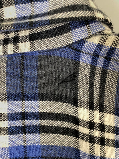 【中古品】【メンズ】 COLEMAN コールマン LS ACRYLIC CHECK SHIRT ロングスリーブ アクリル チェック シャツ メンズ 長袖 144-260702-hu-35-min サイズ：Ｌ カラー：ブルー/グレー系（チェック） 万代Net店