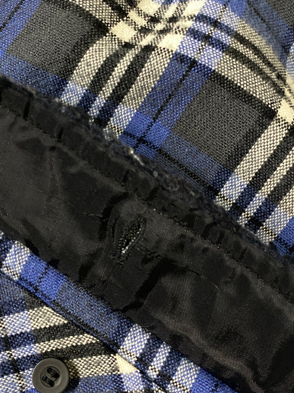 【中古品】【メンズ】 COLEMAN コールマン LS ACRYLIC CHECK SHIRT ロングスリーブ アクリル チェック シャツ メンズ 長袖 144-260702-hu-35-min サイズ：Ｌ カラー：ブルー/グレー系（チェック） 万代Net店