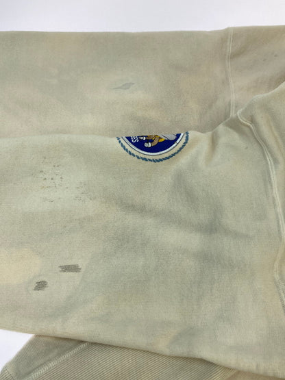 【現状渡し品】【メンズ】 BOW WOW バウ・ワウ BW242-USSA USN SEEBEES SWEATSHIRTS AGING スウェットシャツ トップス 142-251112-ks-38-min サイズ：XL カラー：アイボリー 万代Net店