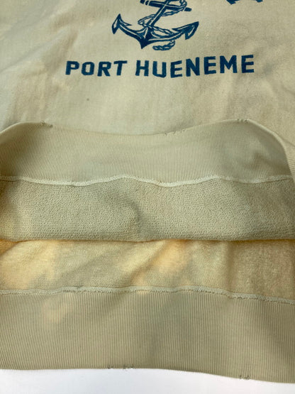 【現状渡し品】【メンズ】 BOW WOW バウ・ワウ BW242-USSA USN SEEBEES SWEATSHIRTS AGING スウェットシャツ トップス 142-251112-ks-38-min サイズ：XL カラー：アイボリー 万代Net店