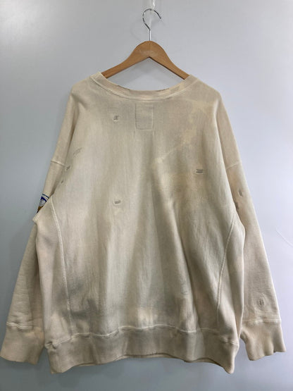 【現状渡し品】【メンズ】 BOW WOW バウ・ワウ BW242-USSA USN SEEBEES SWEATSHIRTS AGING スウェットシャツ トップス 142-251112-ks-38-min サイズ：XL カラー：アイボリー 万代Net店
