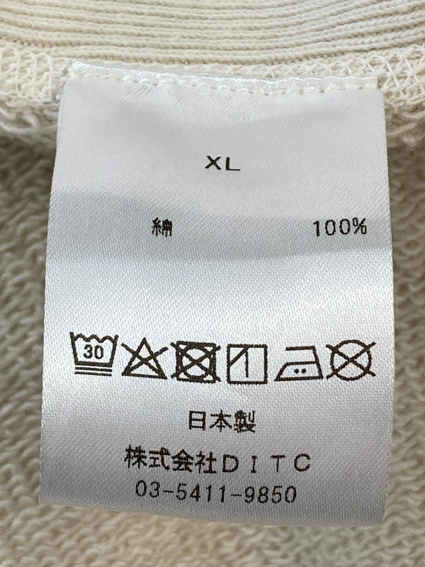 【現状渡し品】【メンズ】 BOW WOW バウ・ワウ BW242-USSA USN SEEBEES SWEATSHIRTS AGING スウェットシャツ トップス 142-251112-ks-38-min サイズ：XL カラー：アイボリー 万代Net店