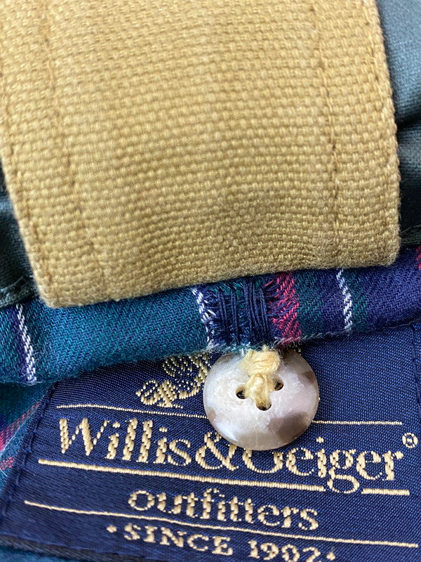 【中古品】【メンズ】 WILLIS&GEIGER ウィリスアンドガイガー ハンティングジャケット アウター 146-251112-zi-06-min サイズ：L カラー：オリーブ系 万代Net店