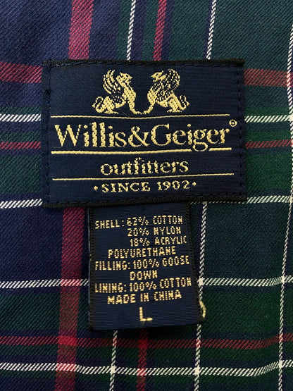 【中古品】【メンズ】 WILLIS&GEIGER ウィリスアンドガイガー ハンティングジャケット アウター 146-251112-zi-06-min サイズ：L カラー：オリーブ系 万代Net店