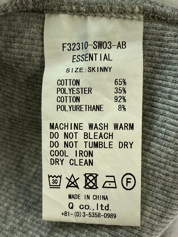 【中古品】【メンズ】 FAT エフエーティー F32310-SW03-AB ESSENTIALS HOODIE フーディ 142-251112-ks-50-min サイズ：SKINNY カラー：ライトグレー 万代Net店