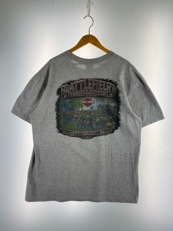 【現状渡し品】【メンズ】 HARLEY DAVIDSON ハーレーダビッドソン SS POCKET TEE Tシャツ トップス 146-251222-zi-28-min サイズ：XL カラー：グレー 万代Net店