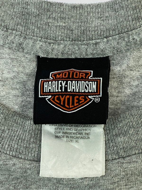【現状渡し品】【メンズ】 HARLEY DAVIDSON ハーレーダビッドソン SS POCKET TEE Tシャツ トップス 146-251222-zi-28-min サイズ：XL カラー：グレー 万代Net店