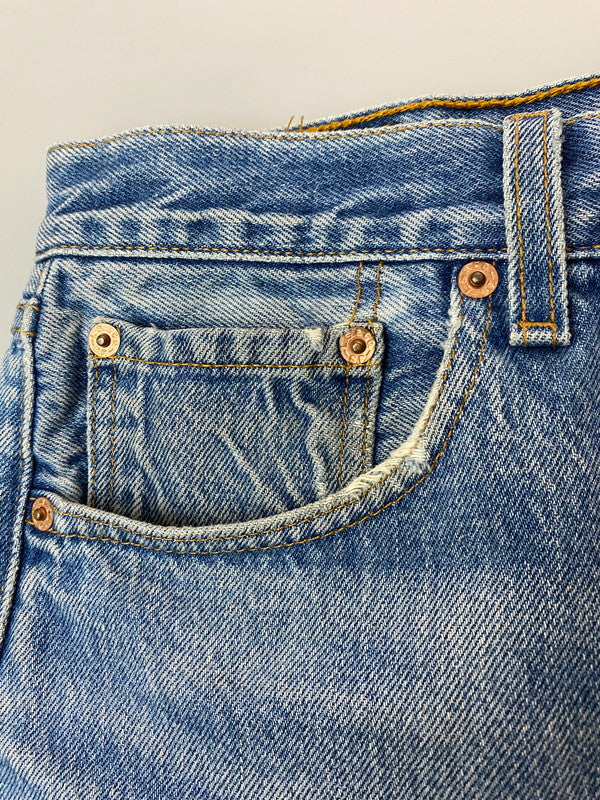 【現状渡し品】【メンズ】 Levi's リーバイス 501-0115 USA製 99年5月製造 501 DENIM PANTS ヴィンテージ デニム パンツ メンズ ボトムス アメリカ製 ジーンズ ジーパン 157-251121-em-29-min サイズ：33×34 カラー：インディゴブルー 万代Net店